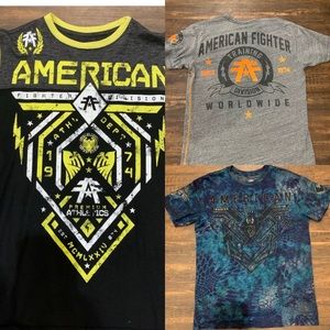 American Fighter Mens Sz M short sleeve t-shirt good condition (3 in the group)